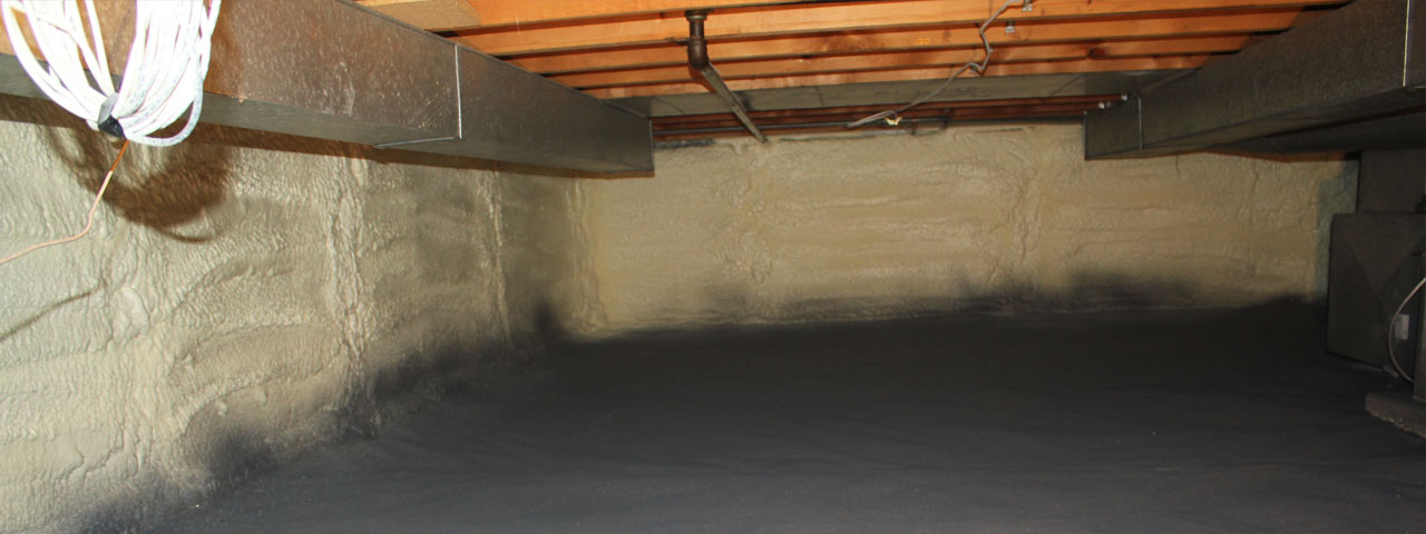 Helena spray foam insulation for crawl spaces
